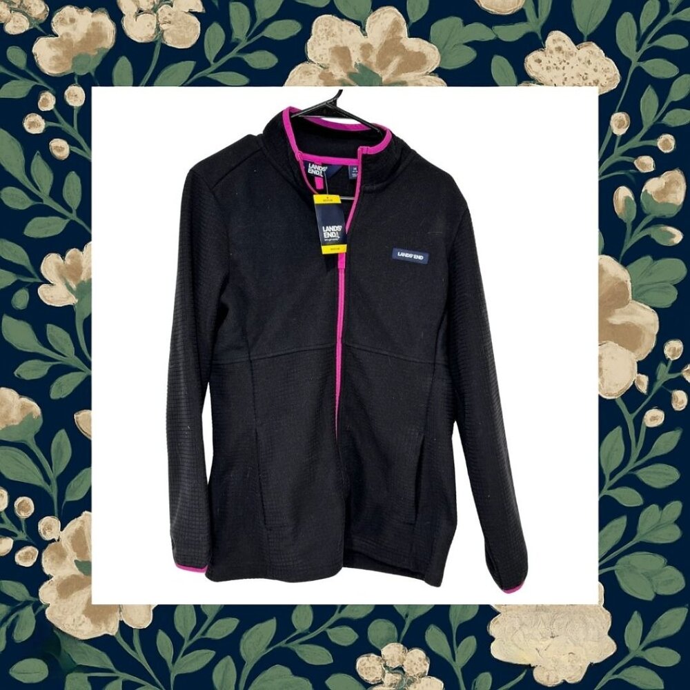 Lands End Zip Up Jacket NWT